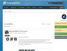 Tablet Screenshot of insanelymac.com